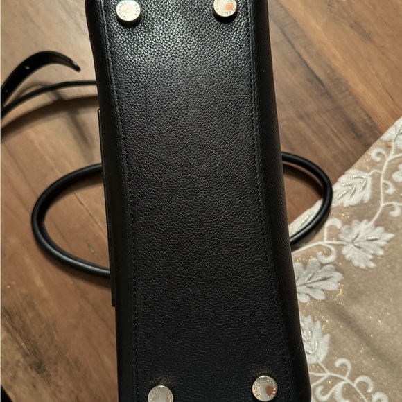 Michael Kors Black Satchel with Gold Accents - Picture 5 of 6